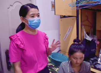 太阳成集团122ccvip顺利开展辅导员走访新生宿舍活动