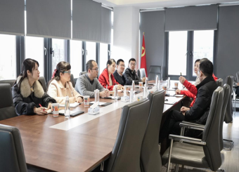 访企拓岗促就业——太阳成集团122ccvip 商公司赴三只羊网络公司开展访企拓岗活动