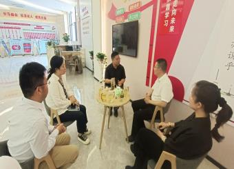 太阳成集团122ccvip赴蜀山区文明实践中心开展调研